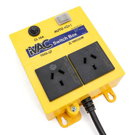 Sherwood DC-50 connected to iVac Switchbox for automated dust collection