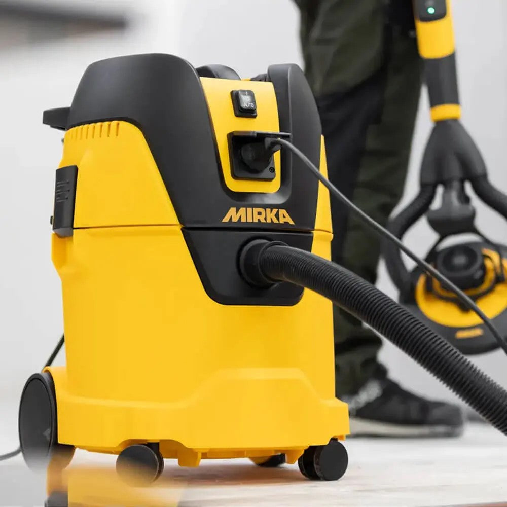 Mirka Dust Extractor 1125 L PC in woodworking workshop setting