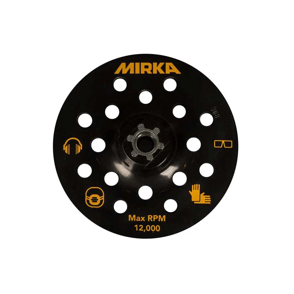 Mirka 125mm Backing Pad for Suction Hood - High-performance sanding accessory for woodworking enthusiasts and professionals