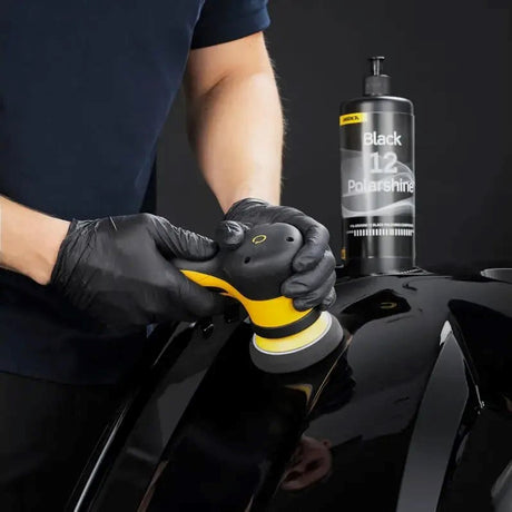 Mirka Polarshine 12 Black Polishing Compound 250ml - Professional-grade sanding compound for woodworking