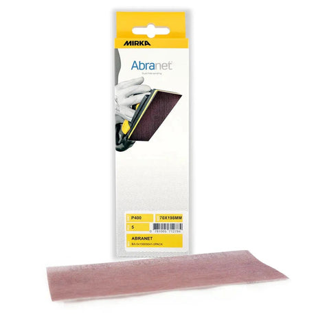 Mirka Abranet Sanding Sheet Pack of 5, 70 x 198mm, ideal for Mirka DEOS 383CV