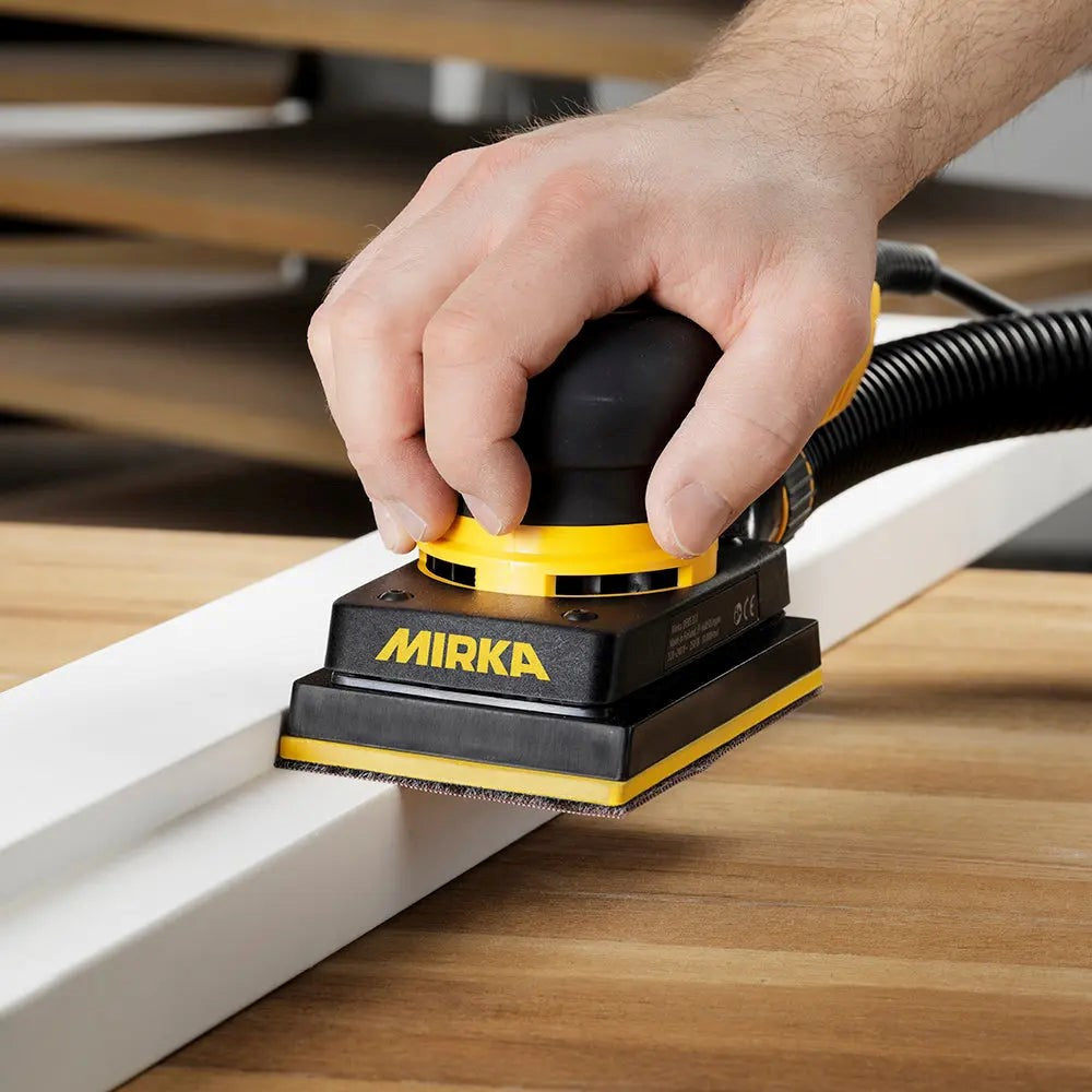 Mirka Abranet Ceramic Sanding Sheet 81x133mm - Pack of 10, versatile sanding solution for woodworkers, available in various grits