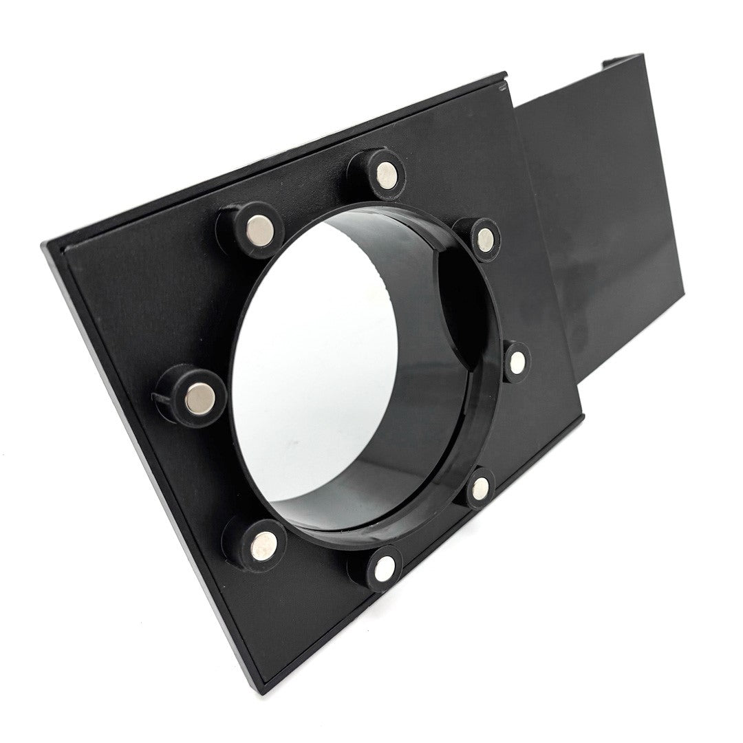 Sherwood Magnetic Quick Connection Dust Extraction Blast Gate Female Coupling in use