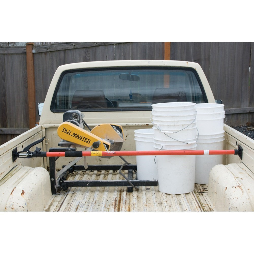 FastCap 3rd Hand HD Telescopic Support System in use at woodworking site