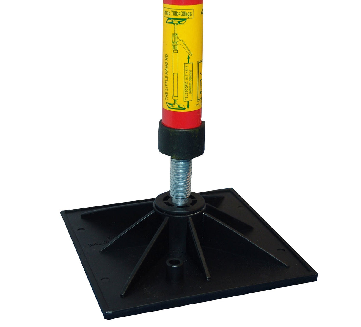 Fastcap Fixed Feet 152 x 152mm for 3rd Hand stationary base in action at woodworking store