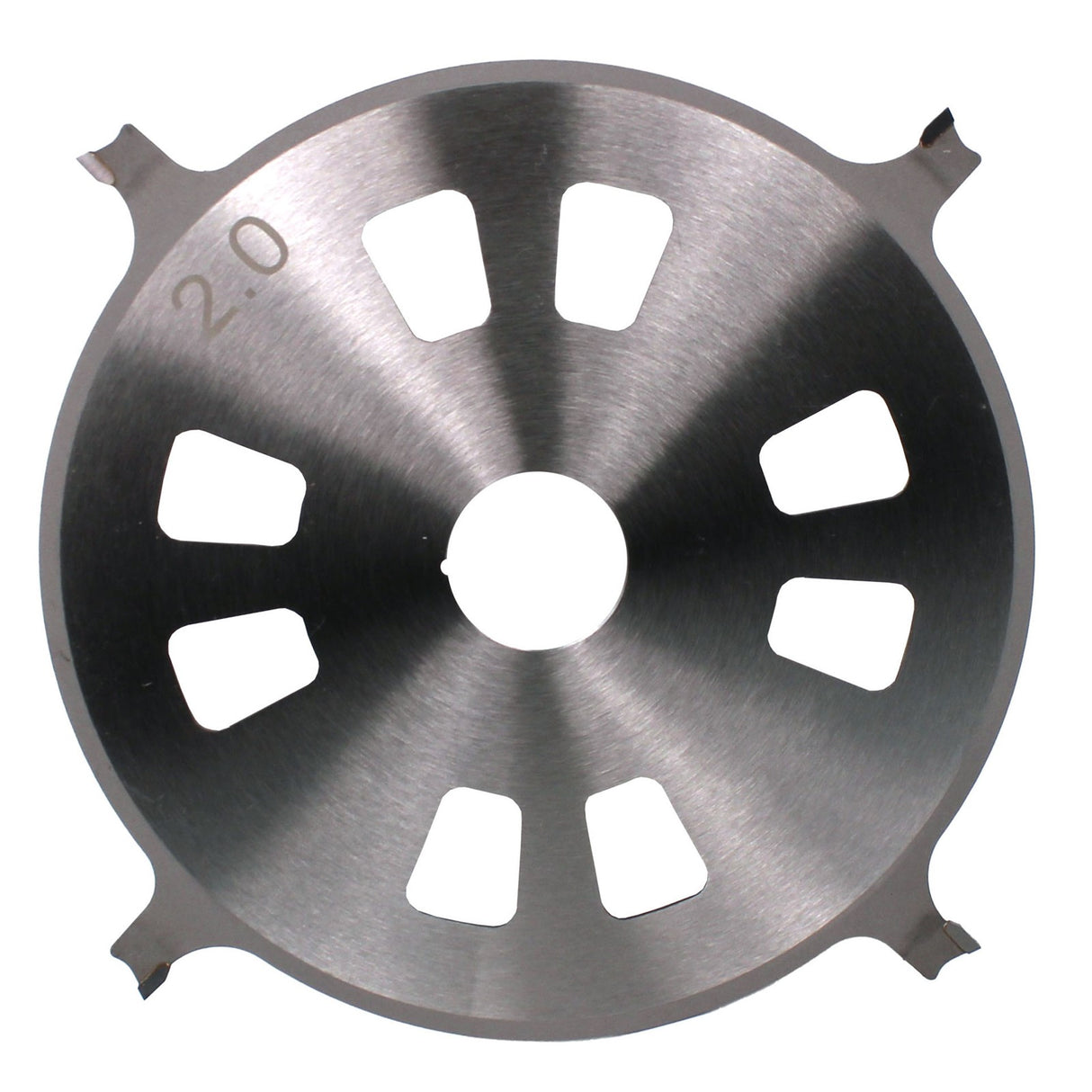 Torquata 8in Metric Dado Saw Blade Set in use with shims and chippers