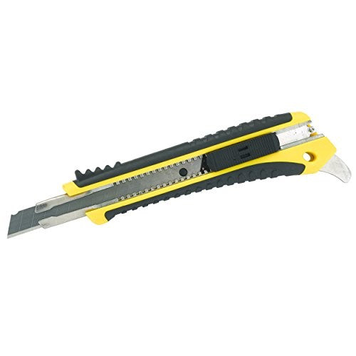 Fastcap Kaizen Knife Standard Blade Safety Cutter showing triple-edge blade and rubber grip