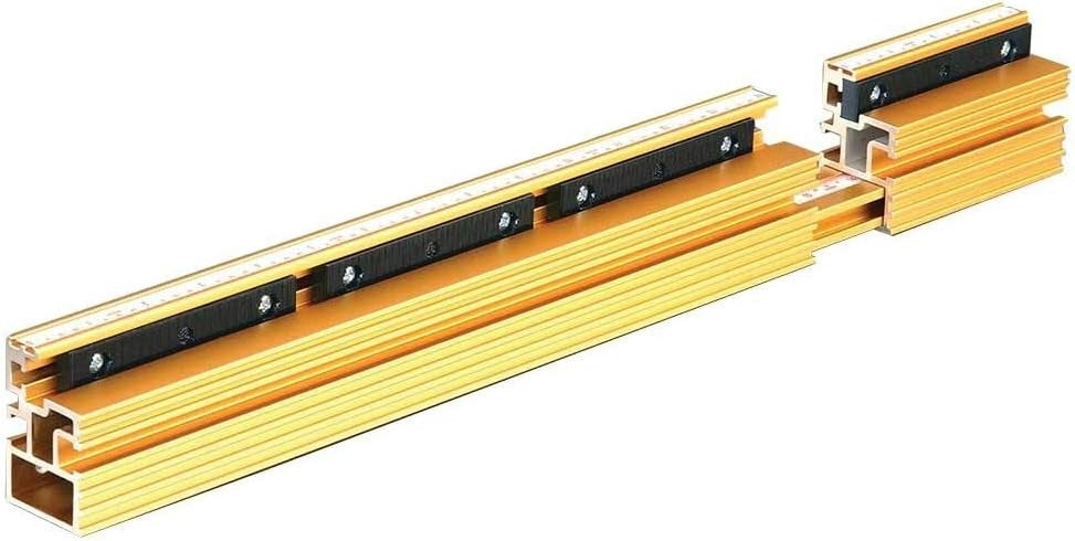 INCRA Telescopic Flip Fence for Mitre Guides, 27-49in range, made from aircraft-grade aluminum extrusions