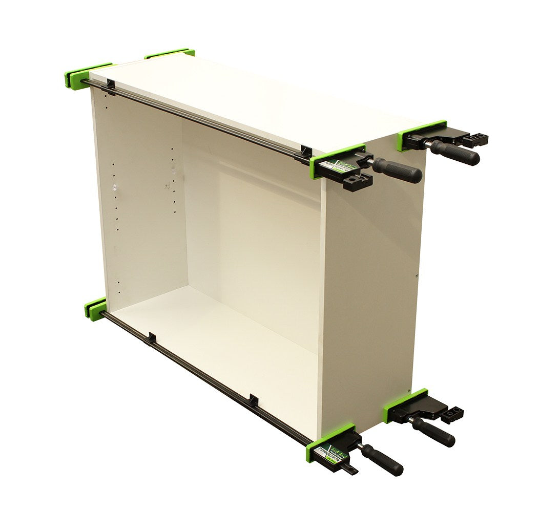 Torquata Parallel Clamp 914mm in use on large panel woodworking project