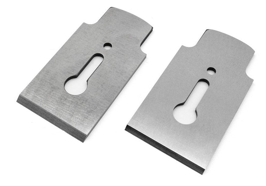 Melbourne Tool Company Set of 2 Blades for Low Angle Smoothing Hand Plane, 38 & 50 Degree Bevel