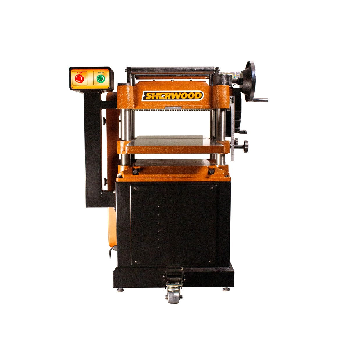 Sherwood 16in Industrial Thicknesser Straight Cutterhead in action