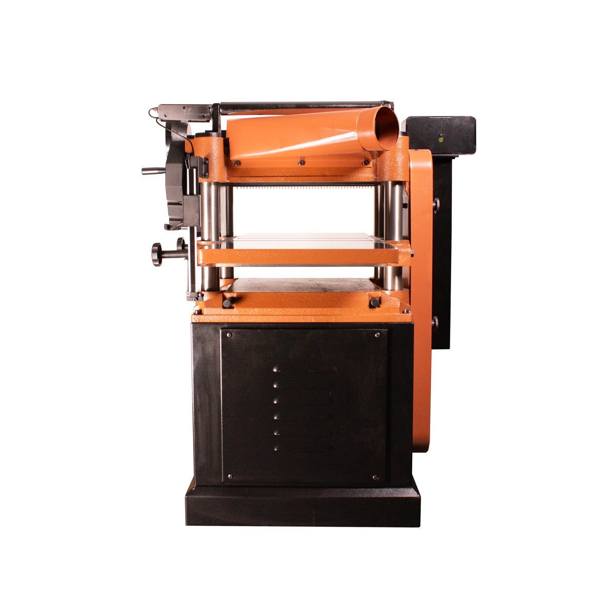 Sherwood 16in Industrial Thicknesser with Helical Cutterhead in action