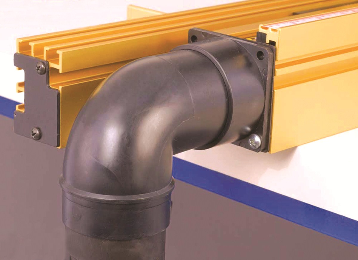 Incra LS WonderFence Positioner Super System 685mm Capacity, angled view showcasing precision engineering