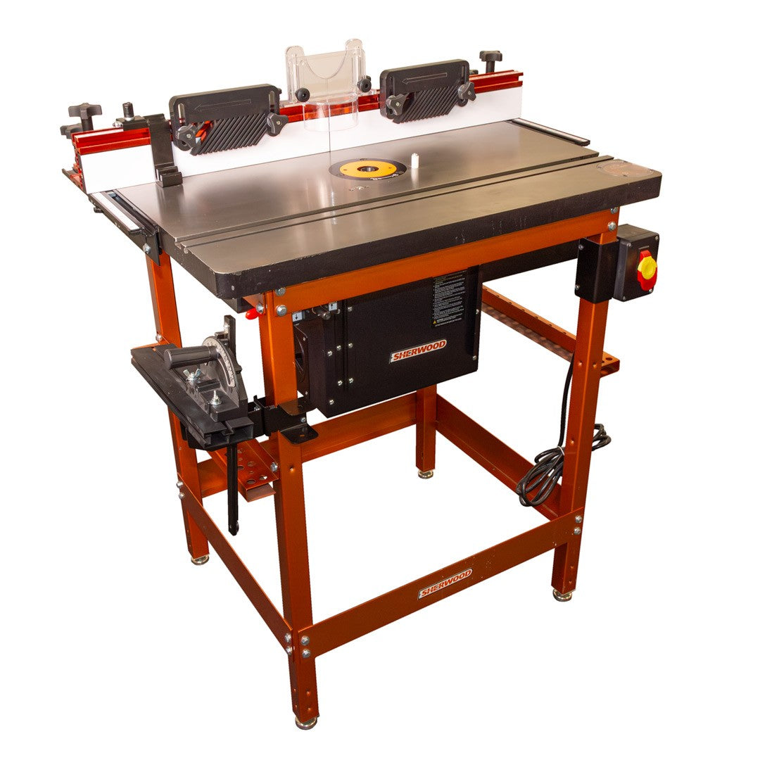 Sherwood Sidewinder Router Table with Water-Cooled Motor in Australian woodworking tools store