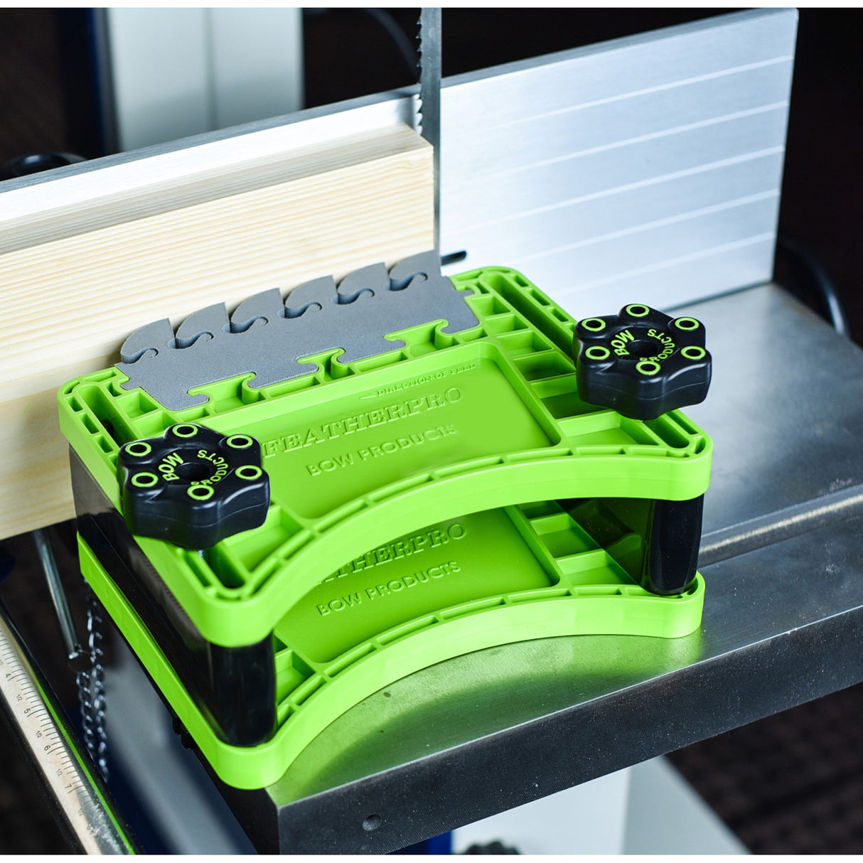 BOW Products FeatherDUO Twin Pack Featherboard Safety System with EVA Feathers for Table Saws, Band Saws, and Router Tables