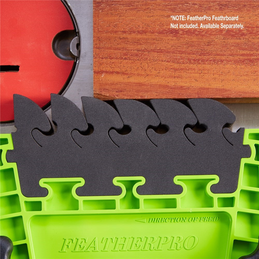 BOW Products Standard Feathers for Featherboard Safety System, pack of 2, close-up showing EVA material details