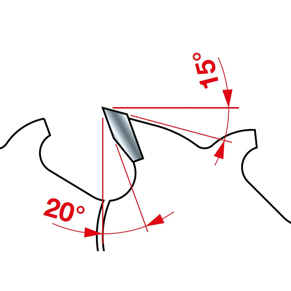 Freud Industrial Rip Cut Circular Saw Blade 300mm 26 Teeth - Close-up View