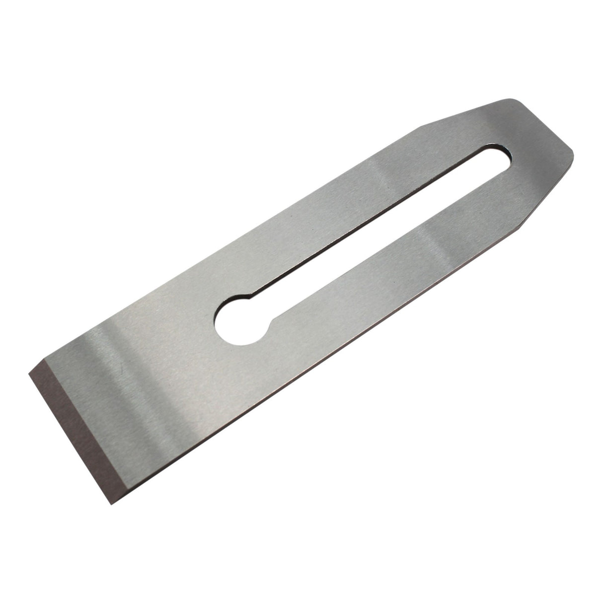Luban T-10 high carbon steel replacement blade for No. 4 & No. 5 Hand Planes, angled view