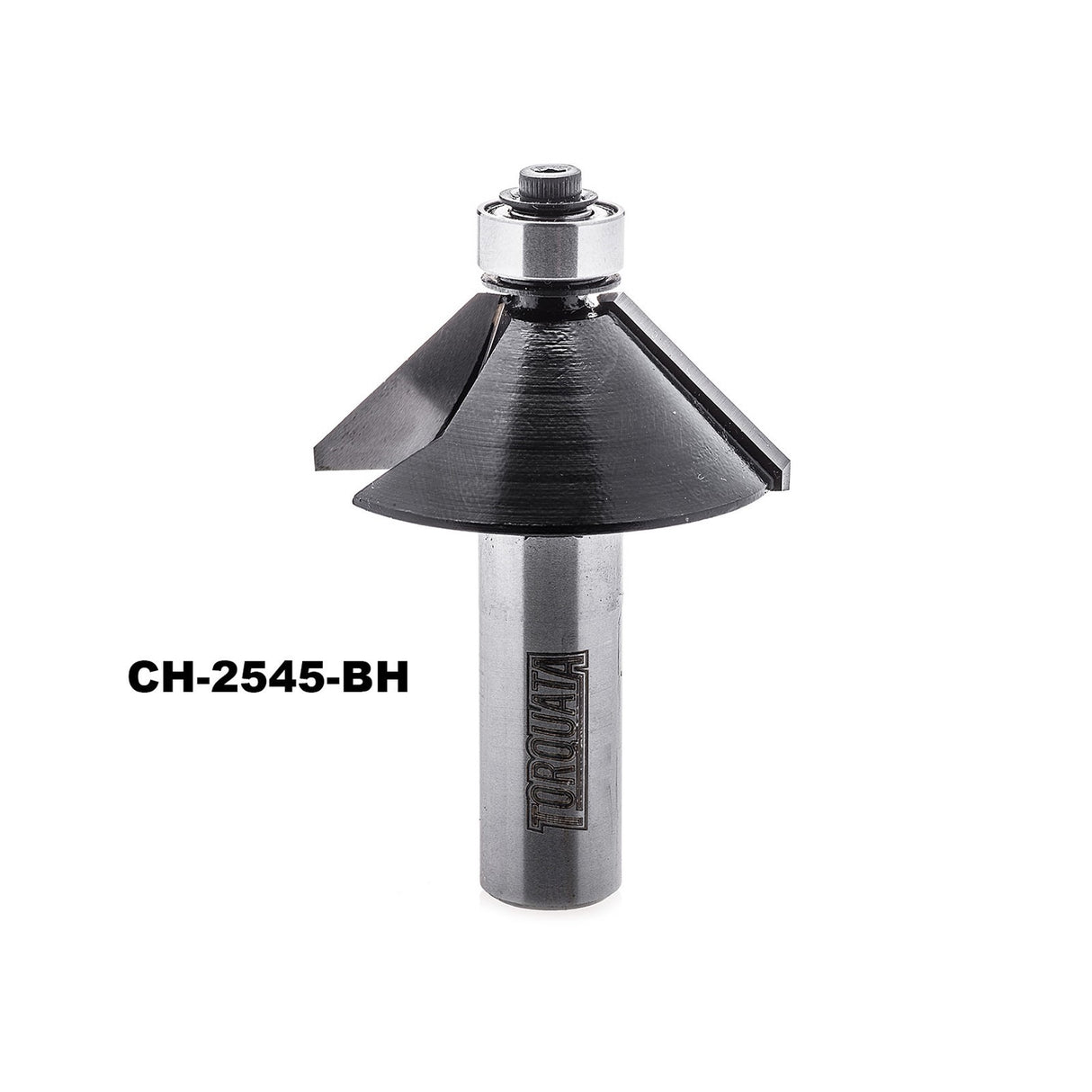 Torquata Chamfer Moulding Router Bits 45 Degrees 1/2in Shank - Create precise 45-degree chamfer edges on woodwork