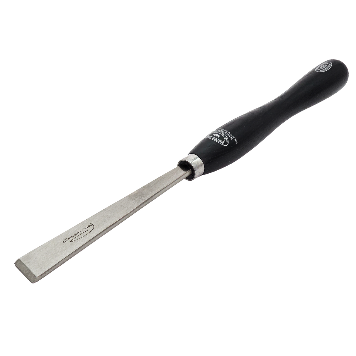Crown German Skew Chisel 32mm M2 Cryogenic Steel - High-quality woodworking tool for long-lasting precision cuts
