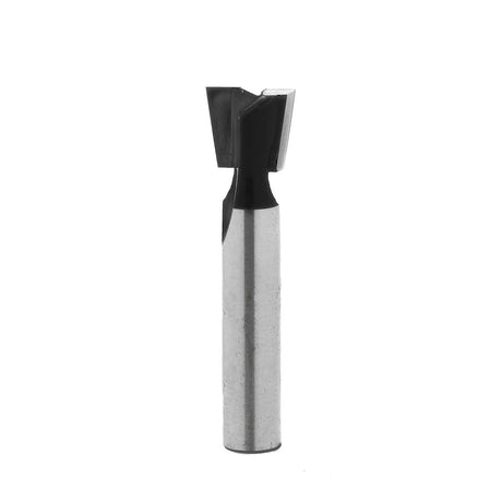Torquata 9° Dovetail Router Bit 9.5mm Diameter 1/4in Shank on white background