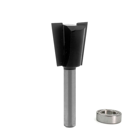 Torquata Dovetail Router Bit with 7 Degrees Cutting Angle, 1/4in Shank