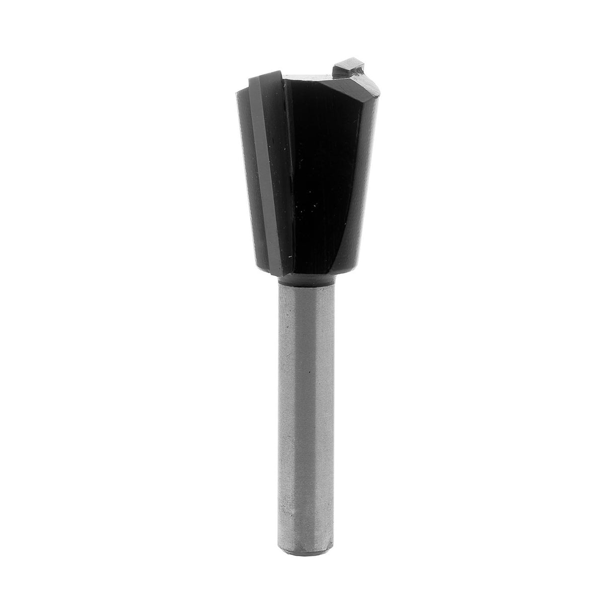 Torquata Dovetail Router Bit 7 Degrees with Bearing - Side view showcasing precision design and 1/4in shank