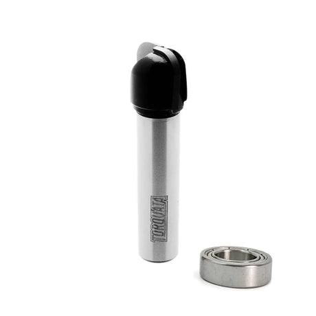 Torquata Pattern Following Dish Cutter Router Bits 1/2in Shank - Dish Cutting Router Bit with Bearing, 4.8mm corner radius, timber shaping