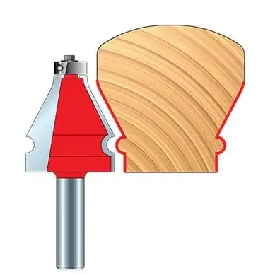 Freud Beaded Profile Handrail Router Bit, creating custom banisters and railings, ideal for lower handrail profile milling