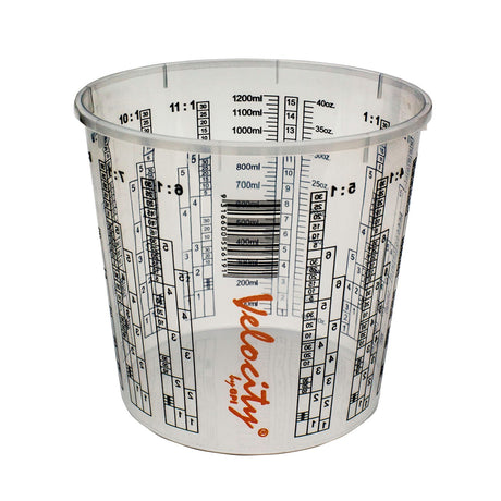 High-quality 1300mL West System Epoxy Resin mixing cups bundle of 25 on display