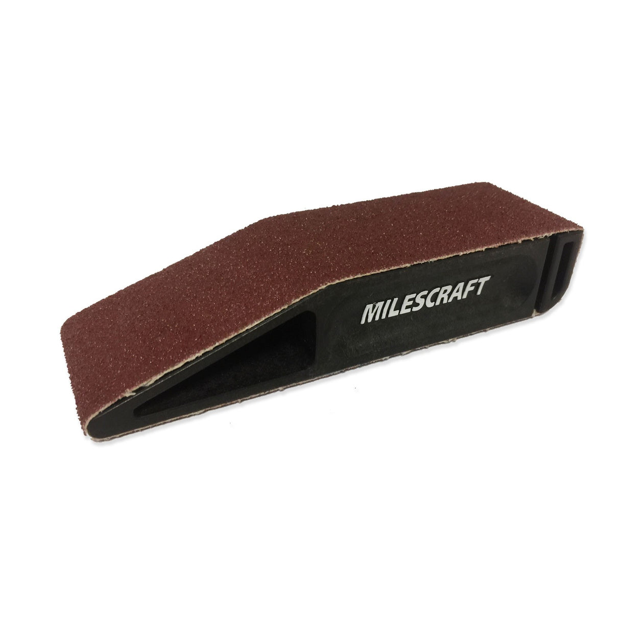 Milescraft SandDevil 1.5 Hand Sander & Belt Set with multi-surface design for versatile sanding