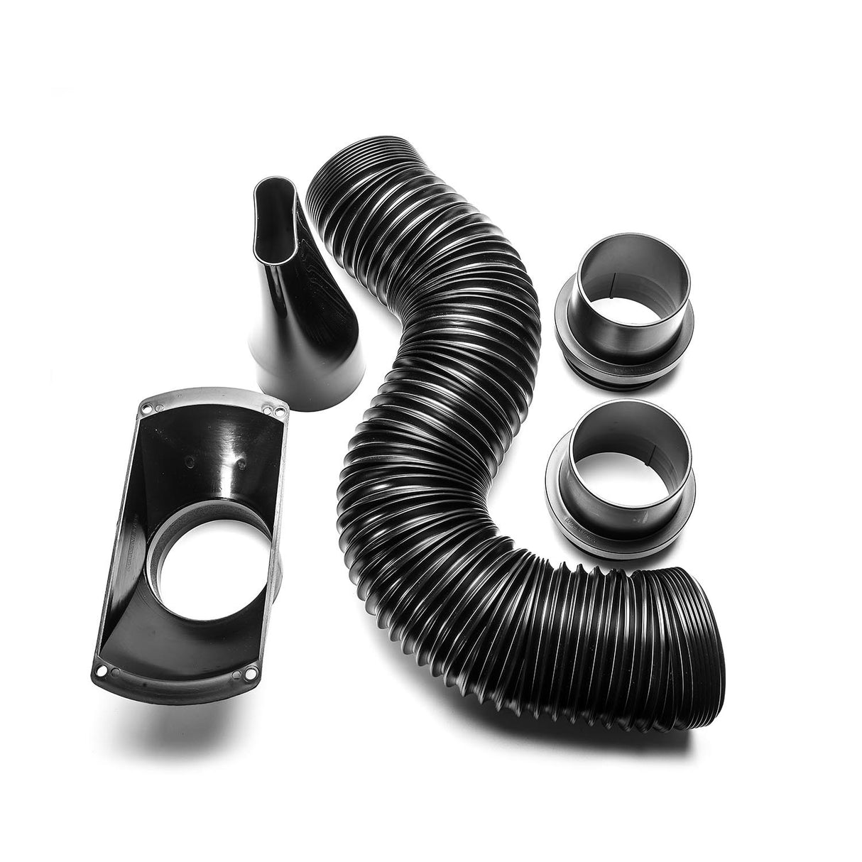 Sherwood 4in Hold Tite Hose Extraction Kit with various nozzles for efficient dust collection