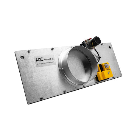 iVAC 6in Metal Blast Gate for Dust Extraction - High-quality automated dust collector blast gate for optimal workshop vacuum control