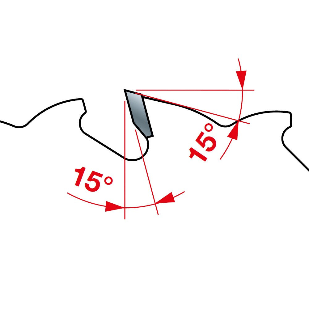 Freud Industrial Thin Kerf Rip Cut Circular Saw Blade 300mm - Reduced cutting height and thin kerf design