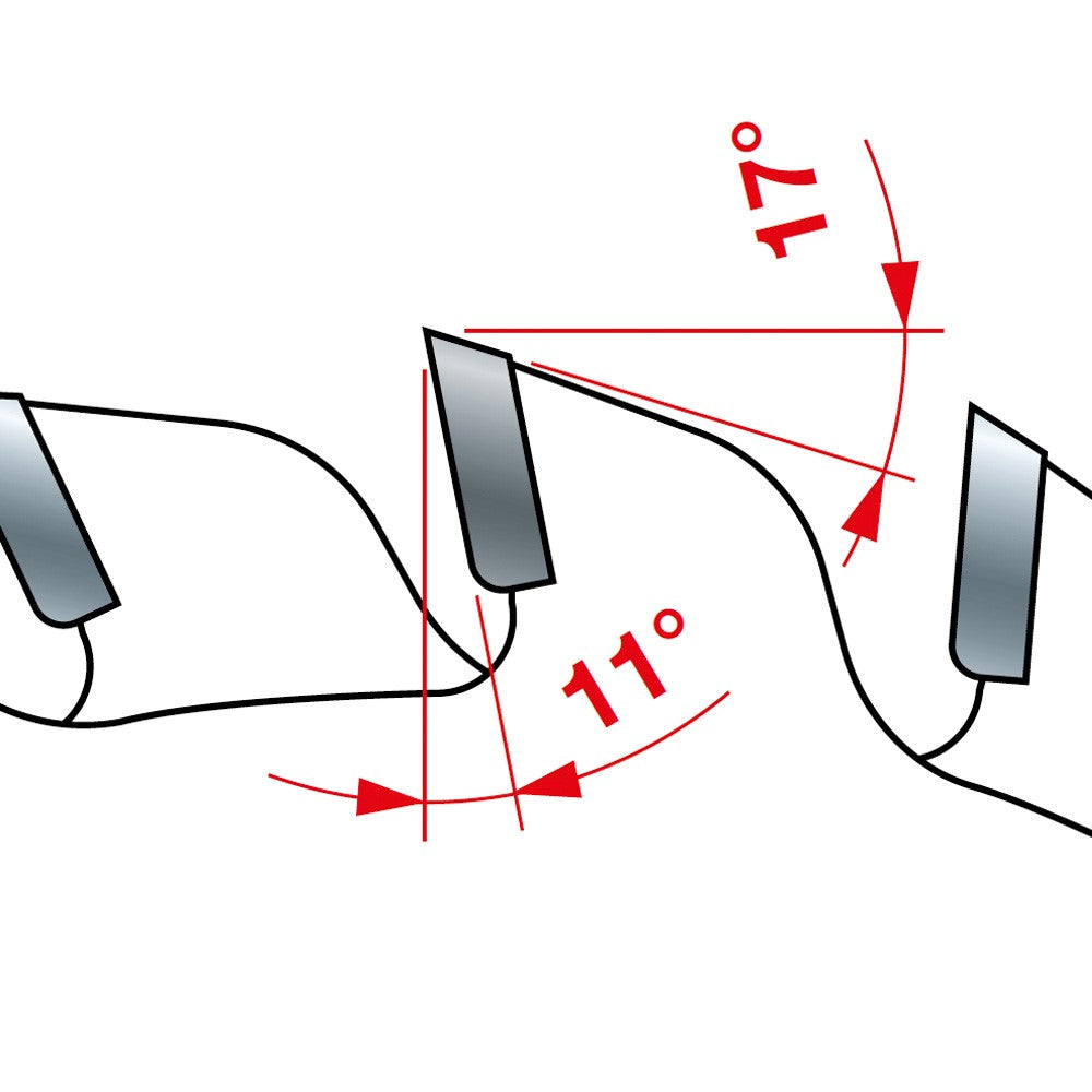 Freud Adjustable Scoring Saw Blade showing micro-grain carbide teeth and adjustable kerf mechanism