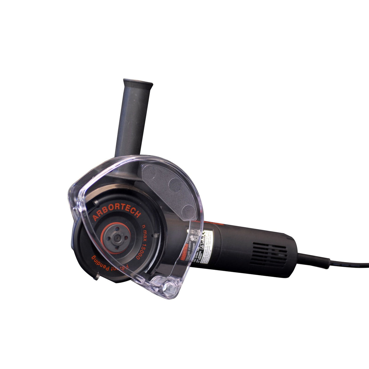 Arbortech Industrial Woodcarver Blade in use on angle grinder for precise wood carving