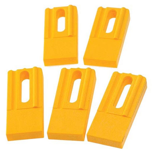 MicroJig Replacement Gravity Heels for GRR-Ripper, providing extra support and leverage for woodworking