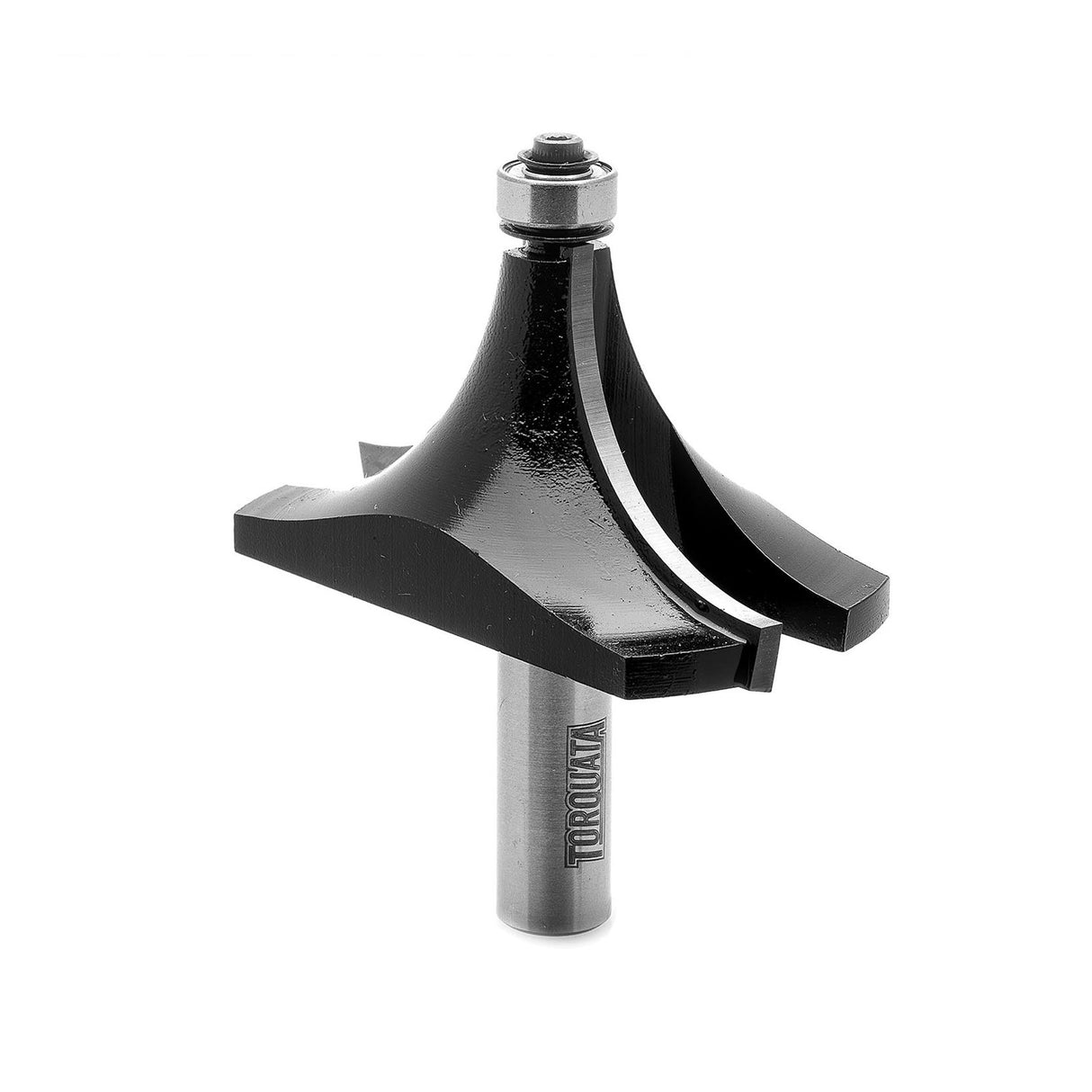 Torquata Round Over Moulding Router Bit in action, creating smooth edges on timber projects