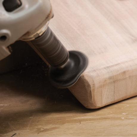 Arbortech Rubber Pad Assembly for Contour Sander Attachment, close-up view