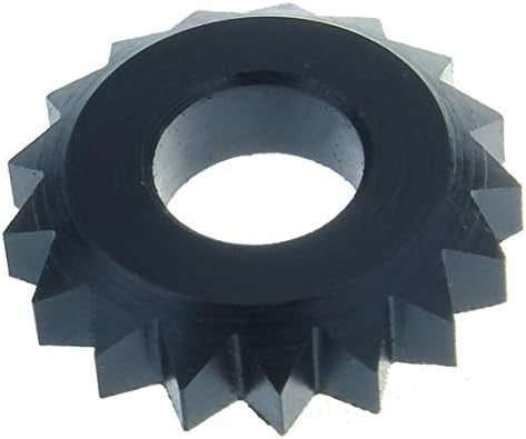 Crown Mini Texturing Wheel for Woodturning Spiralling Tool 17TPI in action creating left and right-hand spirals and barley twists