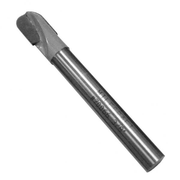 Milescraft SignPro Signmaking Router Bit 3/8in Diameter 1/4in Shank, tungsten carbide tipped for durability