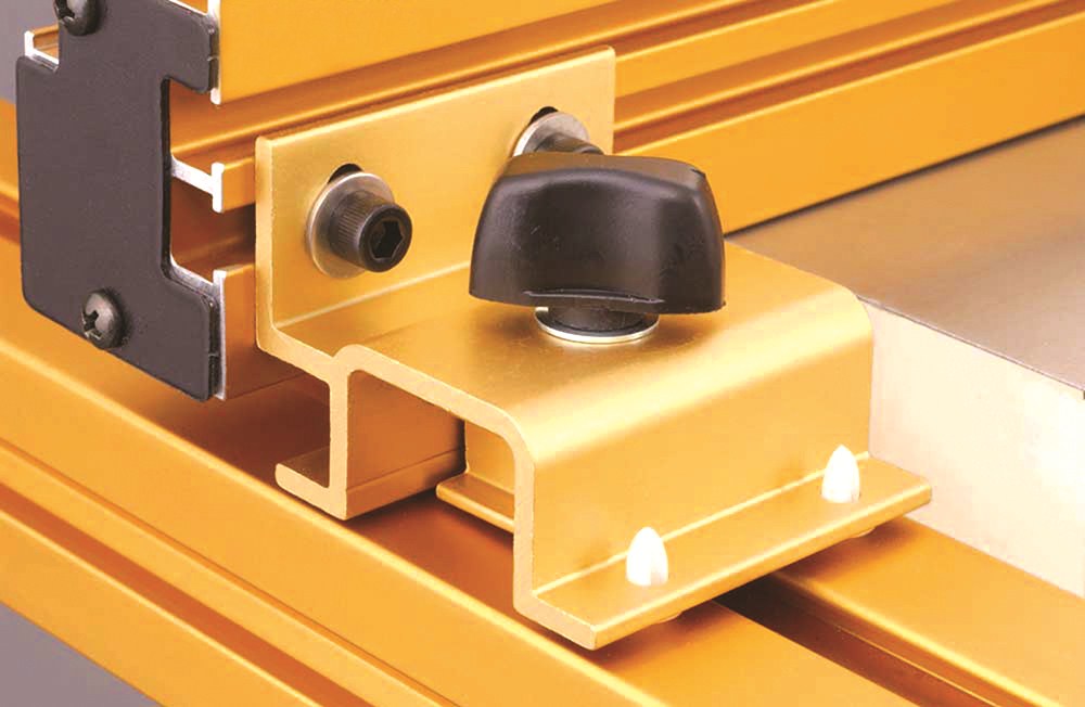 Incra TSLS Joinery System Wonder Fence 810mm 32in side view showing Automatic Positioning Control feature