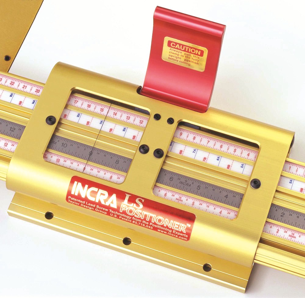 Incra TSLS Joinery System Wonder Fence 1320mm 52in side view with precision adjustment knobs