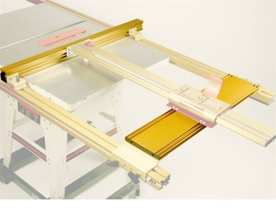 Incra XL Upgrade Kit for TSLS Fence & Joinery System installation on saw in Australian woodworking tools store