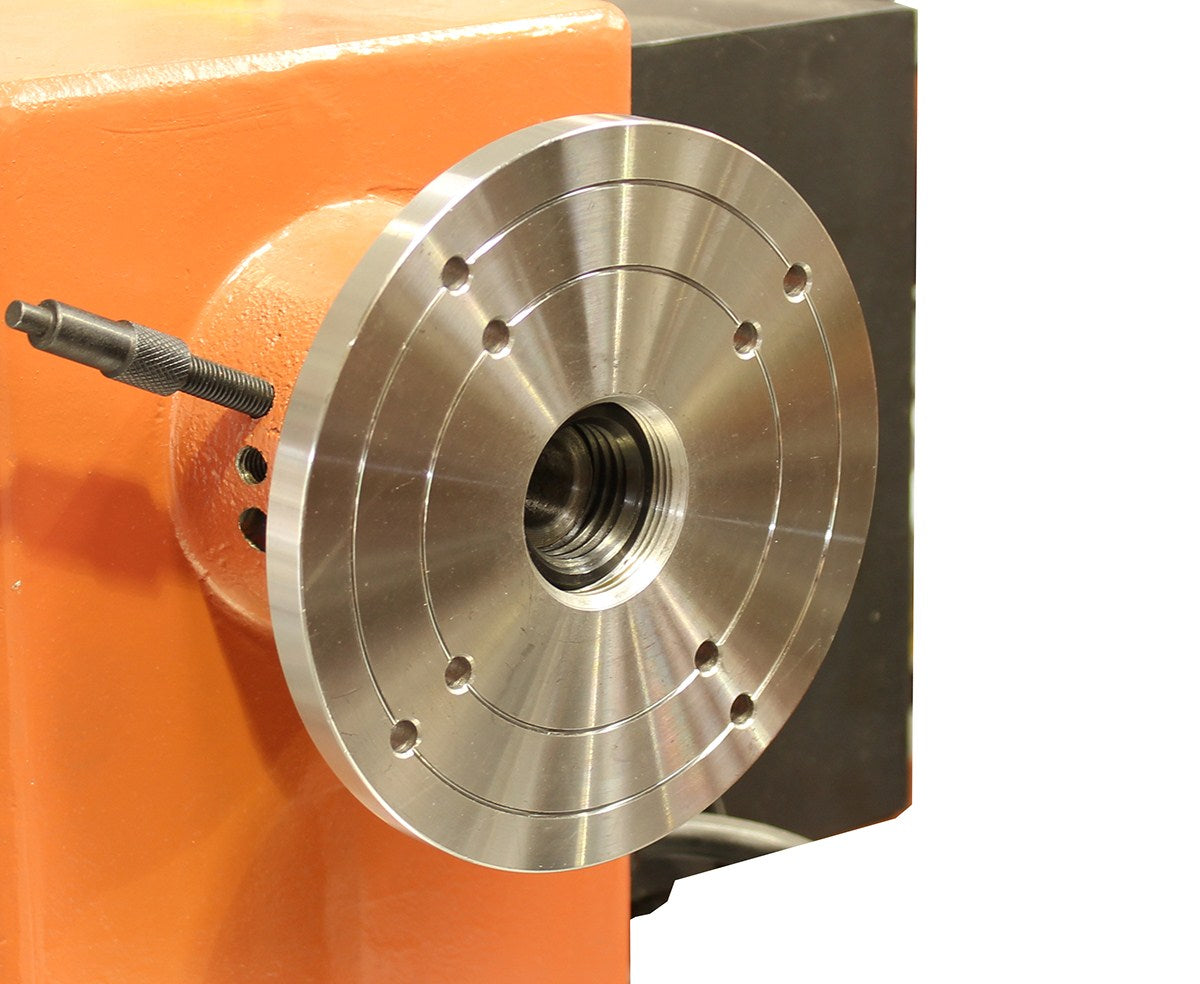 Baladonia Steel 100mm Face Plate for Wood Lathe M30 Thread, precision-machined bright steel, 100mm diameter, M30 thread