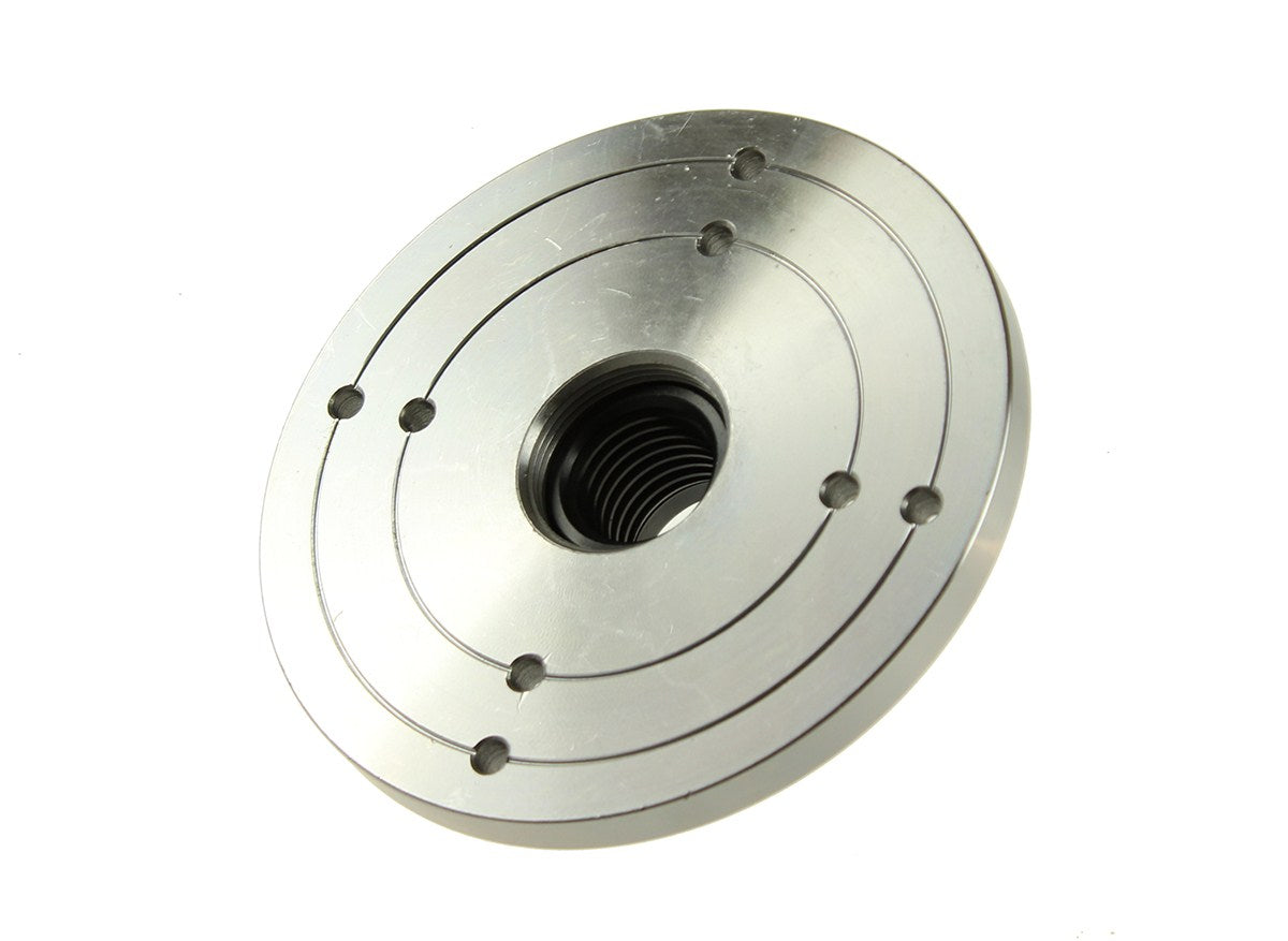 Baladonia Steel 100mm Face Plate for Wood Lathe M30 Thread, precision-machined with M30 thread size, 100mm diameter