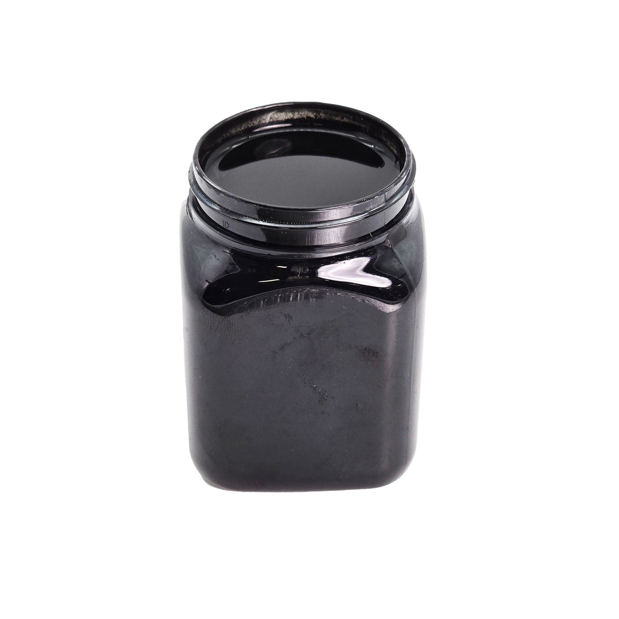 Black flocking glue applied to woodcraft surface for a seamless finish