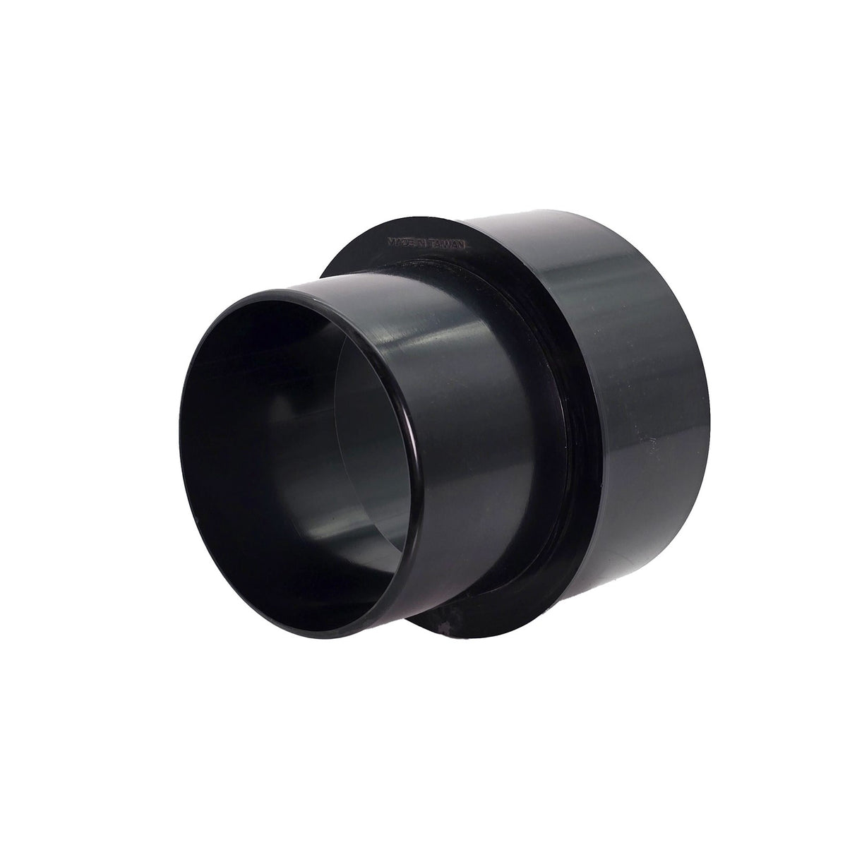 Sherwood 5in to 4in Dust Extractor Hose Reducer in use on woodworking tool