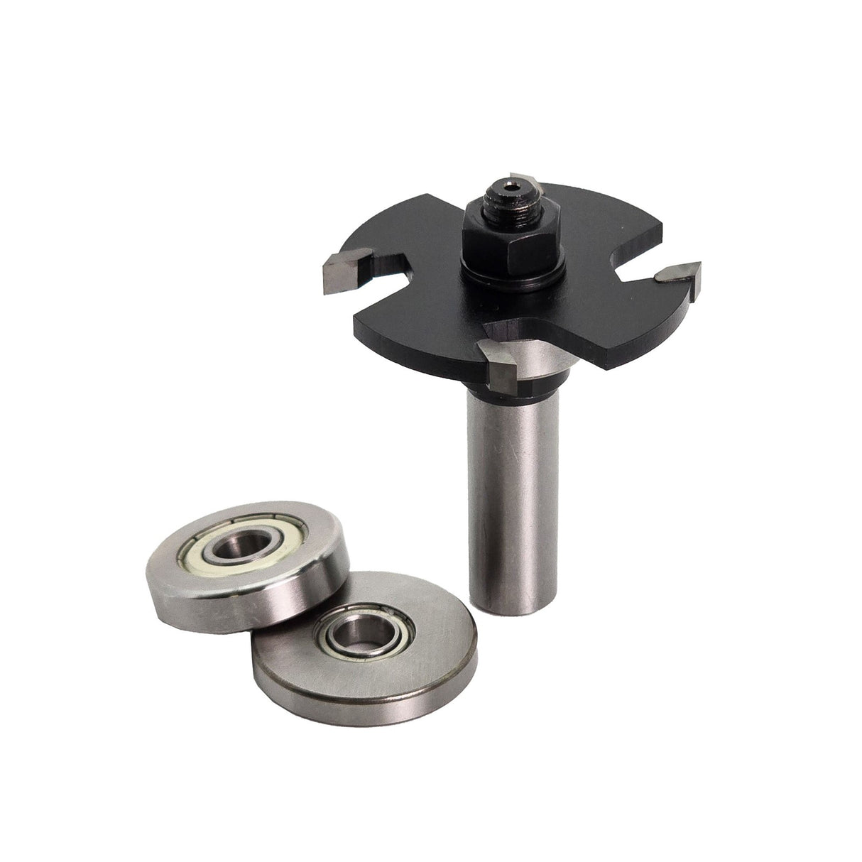 Torquata Biscuit Joining Slot Cutter Set, 4mm Thickness 1/2in Shank