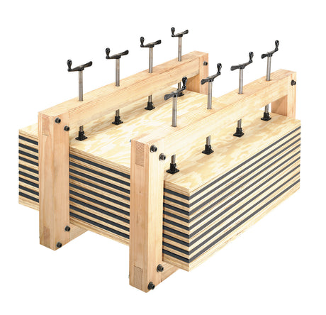 Pony Jorgensen Cast-Iron Press Screw 305mm in use for custom clamping